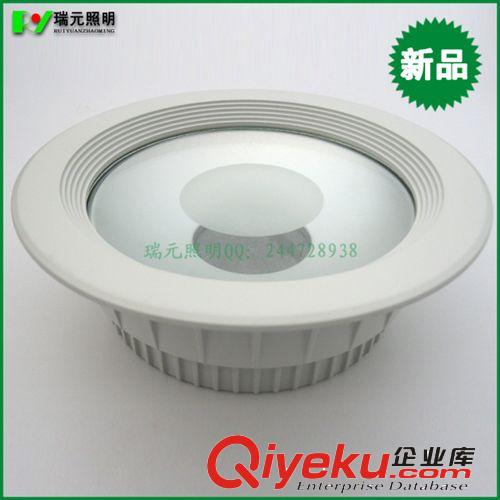 LED筒燈---按功率分類 供應8寸LED天花筒燈套件 COB大功率筒燈配件 COB集成壓鑄筒燈原始圖片3