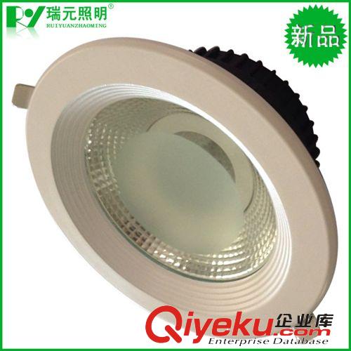 圓形筒燈系列 8寸COB筒燈外殼 LED天花筒燈外殼COB LED筒燈COB套件外殼 LED筒燈原始圖片2