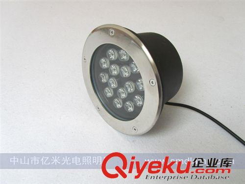 LED地埋燈 金黃光15W大功率LED埋地?zé)?圓形LED地埋燈