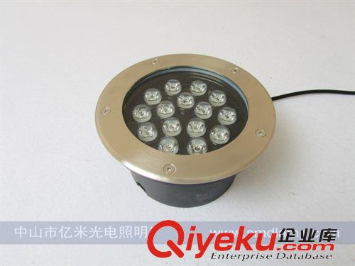 LED地埋燈 金黃光15W大功率LED埋地?zé)?圓形LED地埋燈原始圖片2