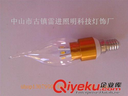 LED蠟燭泡 廠家直銷(xiāo) LED蠟燭燈 LED燈泡 水晶蠟燭燈光源 E14 E27 3W