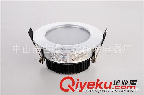 筒燈 供應新款高品質節能LED筒燈天花燈 2.5寸5W漆白高光銀LED筒燈原始圖片2