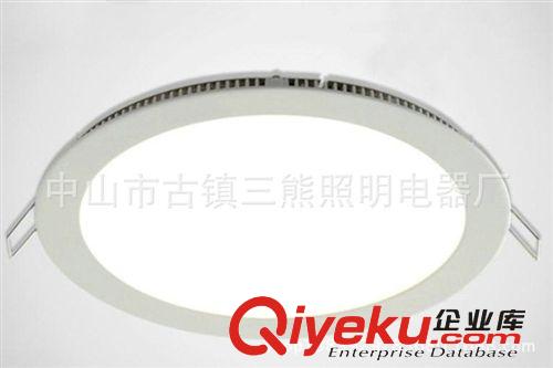 平板燈 高大上圓形led平板燈 走廊酒店用嵌入式超薄節(jié)能面板燈 GL-101原始圖片3