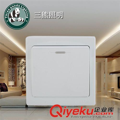 墻壁開關(guān) 三熊電器廠家直銷 高品質(zhì)新款墻壁開關(guān) 團(tuán)圓系列86墻壁開關(guān)