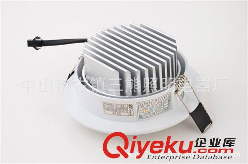 家裝建材 廠家直銷批發(fā) 圓形LED筒燈系列集成天花燈 新款LED節(jié)能燈筒燈原始圖片3