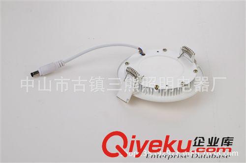 家裝建材 高大上圓形led平板燈 走廊酒店用嵌入式LED超薄圓形面板燈原始圖片2
