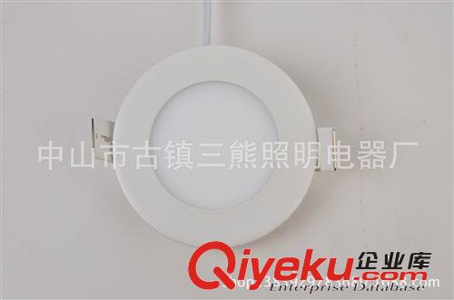 家裝建材 高大上圓形led平板燈 走廊酒店用嵌入式LED超薄圓形面板燈原始圖片3