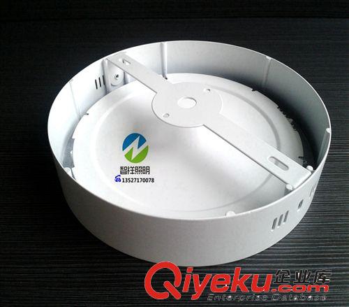 》面板燈/套件 LED面板燈明裝圓形筒燈24W/外徑300mm/室內照明led平板燈套件配件原始圖片2