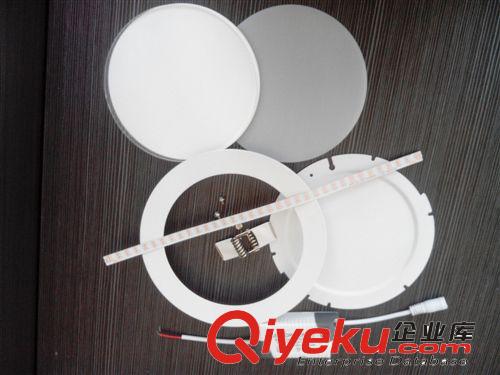 》LED面板燈成品 室內LED超薄圓形面板燈9w/12w外徑180開孔160mm/ 成品 led平板燈原始圖片3