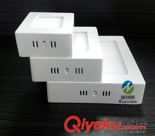 》LED面板燈成品 LED明裝方形面板燈15W/外徑170mm/ 成品 壓鑄鋁材吸頂燈燈具配件
