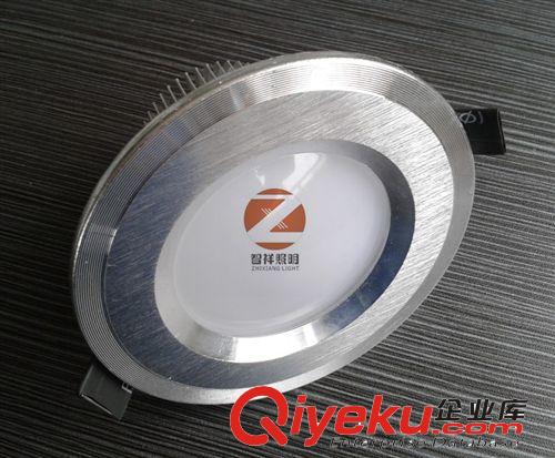 》LED筒燈 出售LED5寸12W鋁基板貼片車鋁筒燈貼片大功率全鋁成品整燈原始圖片2