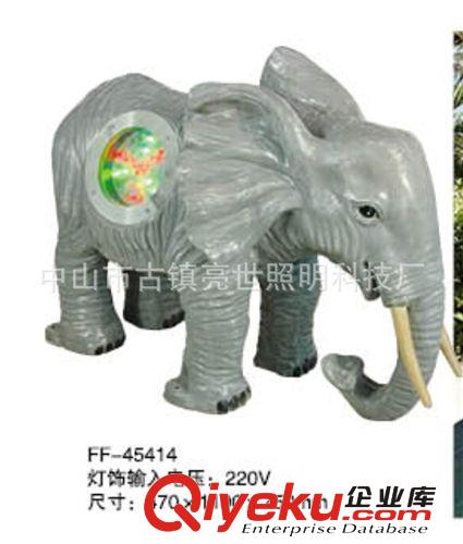 樹脂草坪燈  樹脂仿真動物、卡通大象、仿真植物音響、用實公園、小區、廣場
