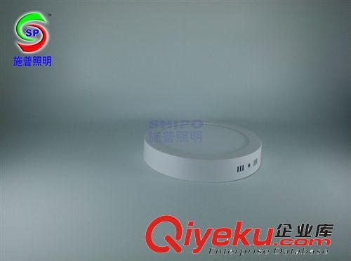 明裝面板燈 熱銷款LED圓形明裝面板燈6w 120mm 5寸led吸頂式筒燈 面板燈成品