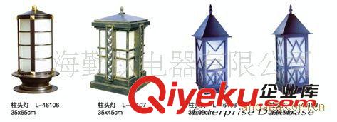 柱頭燈 中山路燈廠家供應戶外鋁制/不銹鋼柱頭燈原始圖片3