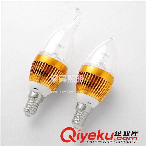 LED蠟燭泡 廠家供就LED蠟燭泡3W 蠟燭燈光源 LED節能燈 水晶燈燈泡