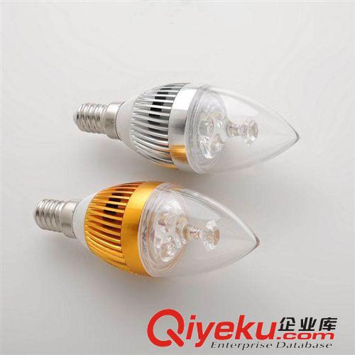 LED蠟燭泡 廠家供就LED蠟燭泡3W 蠟燭燈光源 LED節能燈 水晶燈燈泡