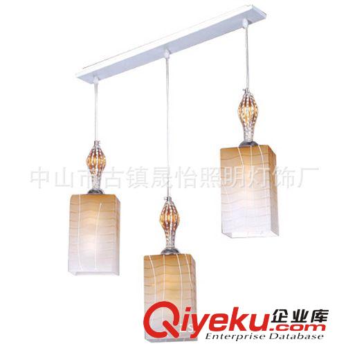 餐吊燈 中山燈飾廠家直銷現(xiàn)代簡約燈飾燈具E273頭餐廳吊燈{zx1}火熱上線原始圖片3