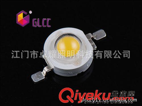 【1-3W暖白燈珠】 1Wled,大功率燈珠,LED光源 ,LED燈珠,大功率LED燈珠