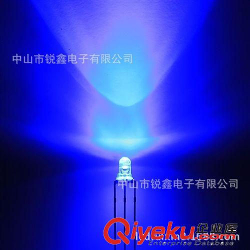 直插式LED發光管 供應雙色led 3mm透明紅藍共陰發光二極管原始圖片3