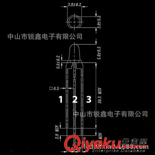 優質3mm系列 【企業采集】3mm紅綠雙色共陰led燈珠 三腳雙色led 僅42/K原始圖片3