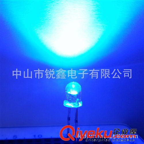 優(yōu)質(zhì)4mm系列 供應(yīng)超高亮F4mm藍光led燈珠原始圖片2