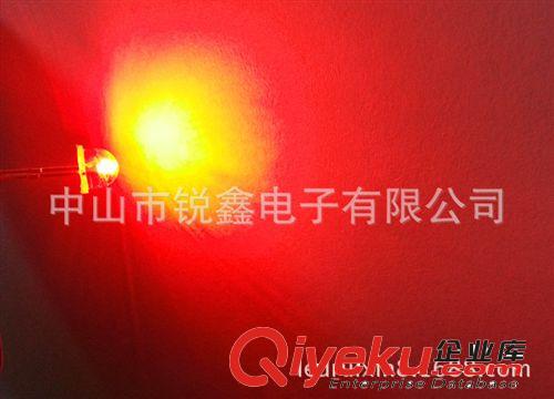 優質草帽系列 供應4.8mm鋼盔小草帽紅光led燈珠 ，大角度護欄管專用原始圖片2
