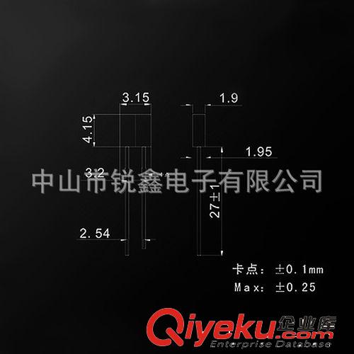優質方型燈系列 供應方形234橙光橙色led發光二極管原始圖片3