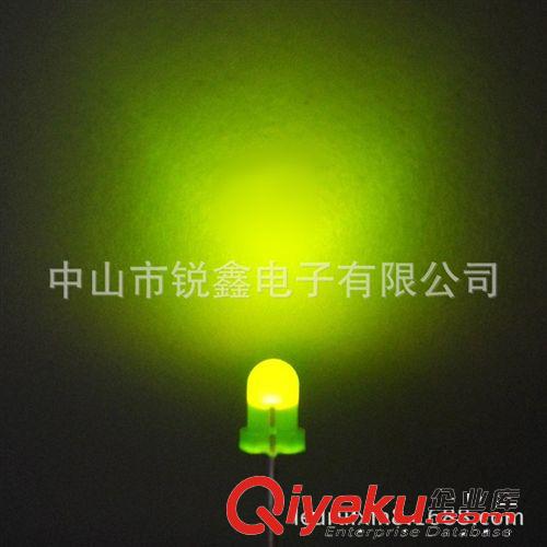 按顏色分類 LED燈珠廠家生產 3mm綠發綠長腳 30/K