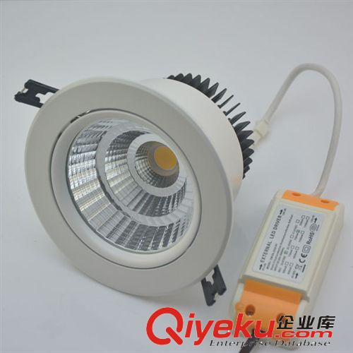 LED COB天花燈 LED廠家直銷 COB天花筒燈4.5寸COB天花燈3000/4000/5700K  85~265原始圖片2