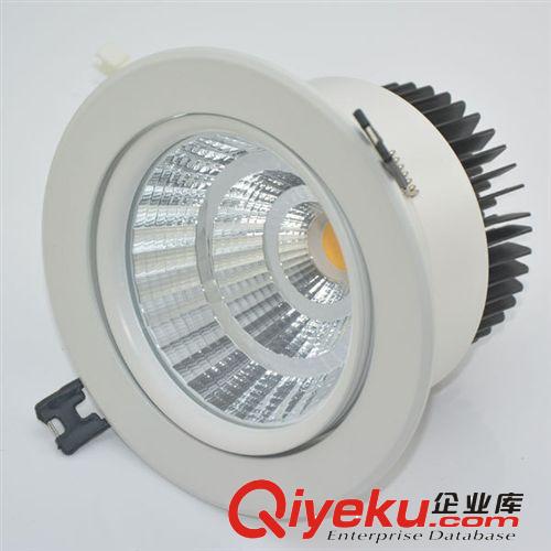 LED COB天花燈 LED廠家直銷 COB天花筒燈4.5寸COB天花燈3000/4000/5700K  85~265原始圖片3
