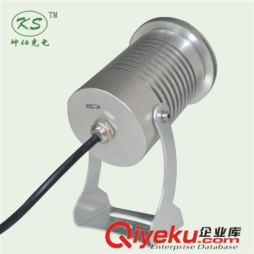 LED水底燈 坤仕led水底投射燈3w景觀 防水 投光別墅水池?zé)舨萜簾魬敉鉄粼紙D片2