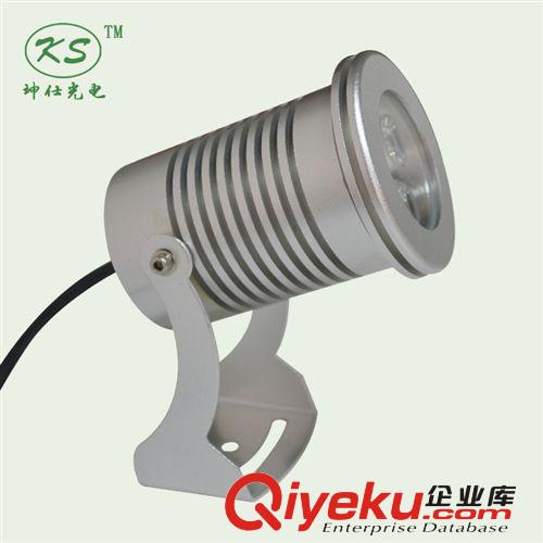 LED水底燈 坤仕led水底投射燈3w景觀 防水 投光別墅水池?zé)舨萜簾魬敉鉄粼紙D片3
