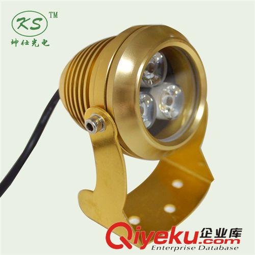 LED水底燈 坤仕9W led水底燈水下燈射燈噴泉景觀照明燈水底照明射燈防水原始圖片3