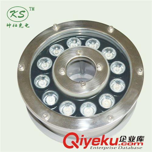 LED水底燈 LED噴泉燈水底燈水池燈水下景觀燈防水戶外射燈RGB七彩變色12V24V原始圖片2