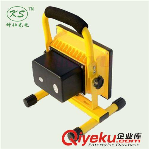 LED投光燈 LED充電投光燈 高亮手提式探照燈 車載應急燈 戶外移動照明10w20w原始圖片3