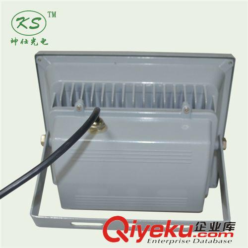 LED投光燈 坤仕LED投光燈30W50W80W100W聚光防水戶外亮化泛光廣告射燈工礦燈
