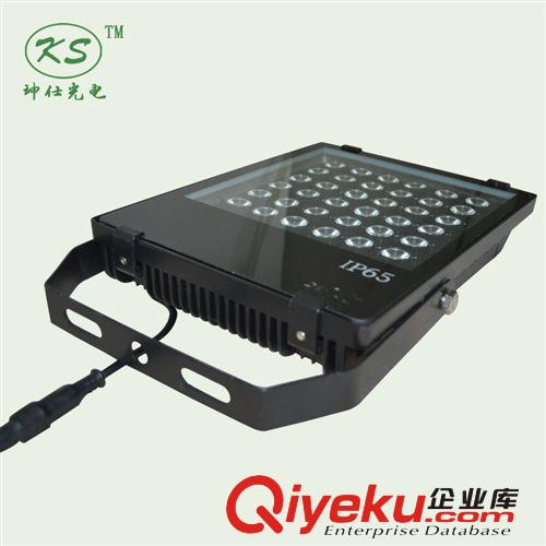 LED投光燈 坤仕led投光燈100W投光燈 防水廣告牌射燈工程泛光燈 戶外投光燈原始圖片3