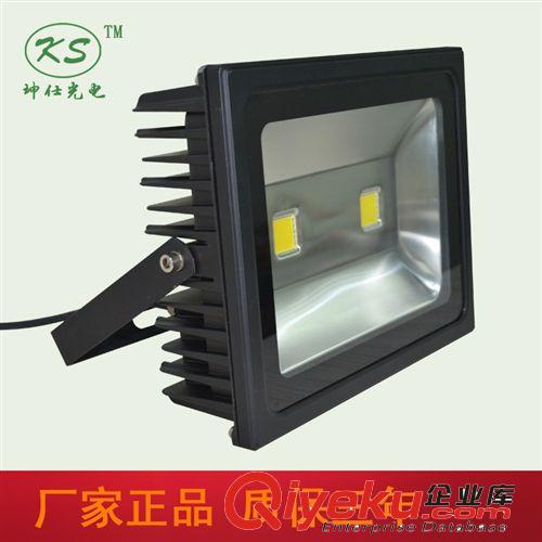 LED投光燈 坤仕led投光燈100w泛光戶外防水射燈50w150w室外招牌工程廣告燈