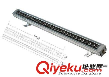 LED洗墻燈 LED洗墻燈48W9W12W15w18W24W30W36W七彩 戶外洗墻燈 線條燈橋梁燈
