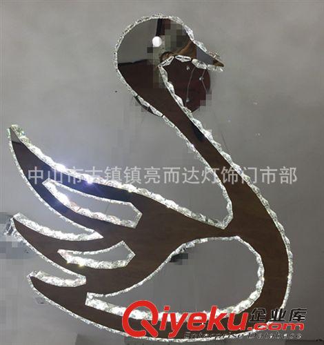 室內(nèi)商業(yè)照明燈具 2014年最暢銷白天鵝吊燈+K9水晶原始圖片2
