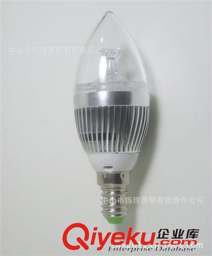 LED蜡烛灯 【厂家直销】 LED3w 尖泡 水晶灯专用E14  LED蜡烛灯led 灯泡