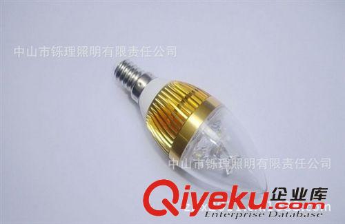 LED蜡烛灯 【厂家直销】 LED3w 尖泡 水晶灯专用E14  LED蜡烛灯led 灯泡