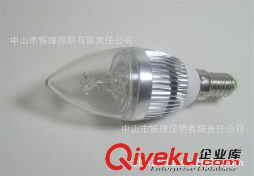 LED蜡烛灯 【厂家直销】 LED3w 尖泡 水晶灯专用E14  LED蜡烛灯led 灯泡