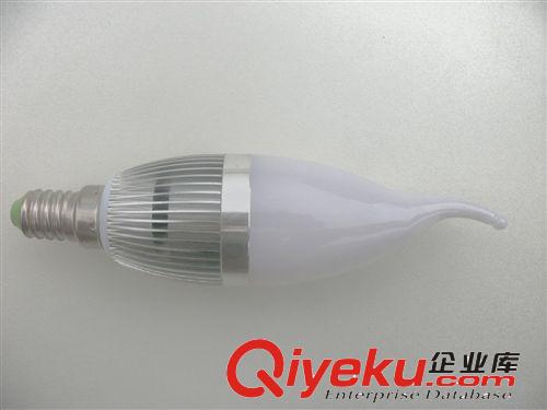 LED蠟燭燈 LED蠟燭燈4W大功率 水晶燈專用 燈泡LED尖泡 拉尾燈tj