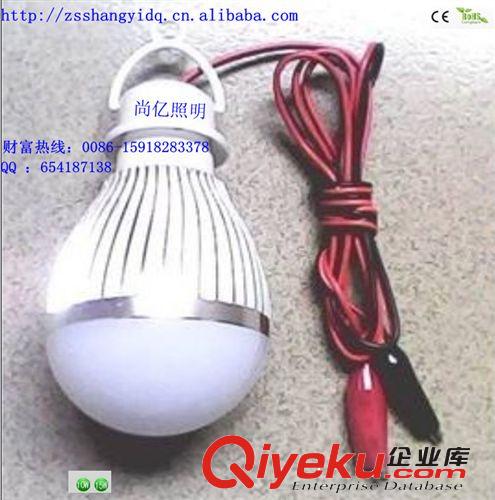 LED球泡 古鎮(zhèn)廠家大量直供批發(fā)貼片LED球泡燈 DC 12v 線夾LED球泡節(jié)能燈