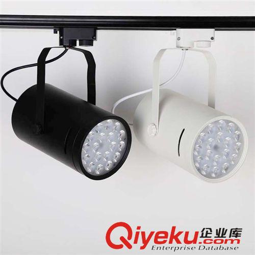 導軌燈 白色導軌燈 LED軌道射燈服裝店裝修燈飾 led吸頂射燈 3w12w18w原始圖片3