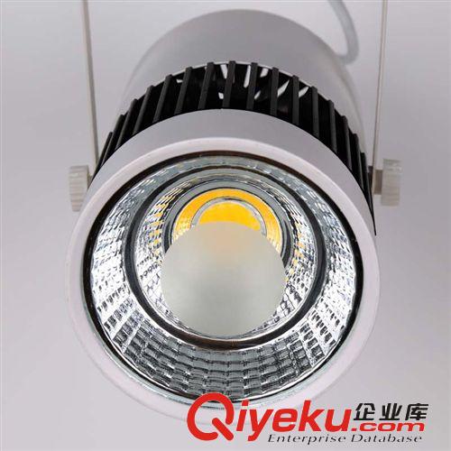 導軌燈 COB導軌燈20W   服裝店LED射燈 LED軌道燈外殼套件 軌道射燈 直銷