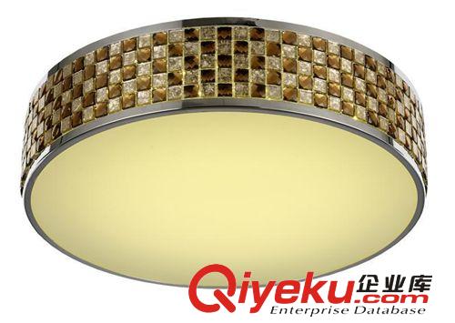 LED吸頂燈 熱銷現代簡約LED圓形吸頂燈馬賽克客廳燈臥室燈照明燈具廠家批發