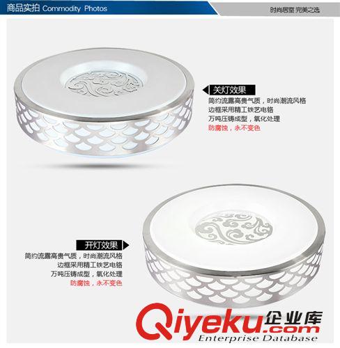 LED吸頂燈 熱銷現代簡約LED圓形吸頂燈客廳燈臥室燈鋁材燈照明燈具廠家批發