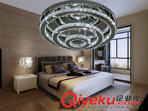 LED裝飾燈 LED水晶裝飾臺燈臥室床頭柜客廳 不銹鋼燈具  現代簡約 酒店燈飾